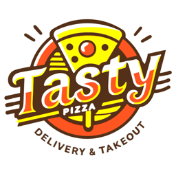 Tasty Pizza logo.